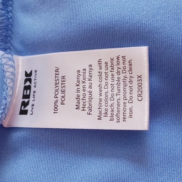 RBX Performance Athletic V Neck Tee - Picture 4 of 4